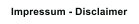 Impressum - Disclaimer